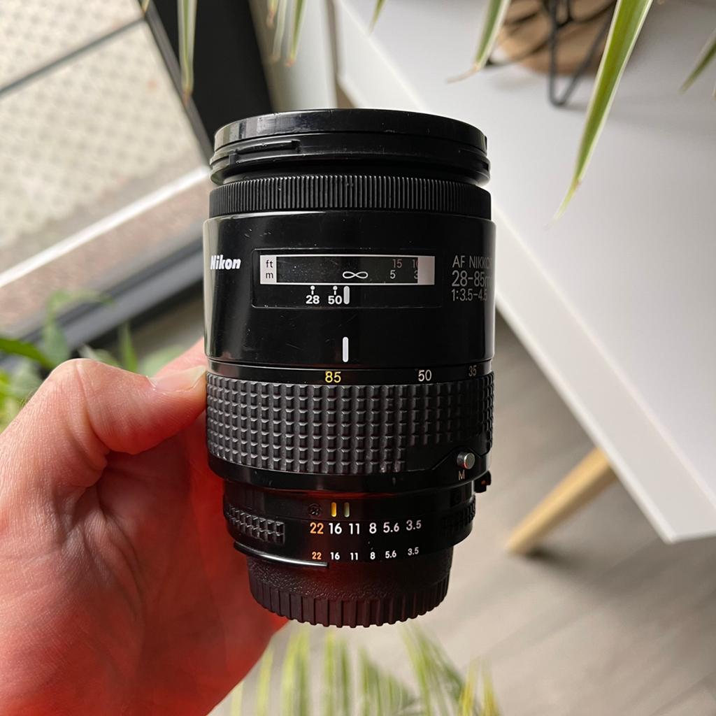 Nikon 28-85mm F3.5-4.5 AF Nikkor lens, Enlèvement ou Envoi, Utilisé, Lentille standard