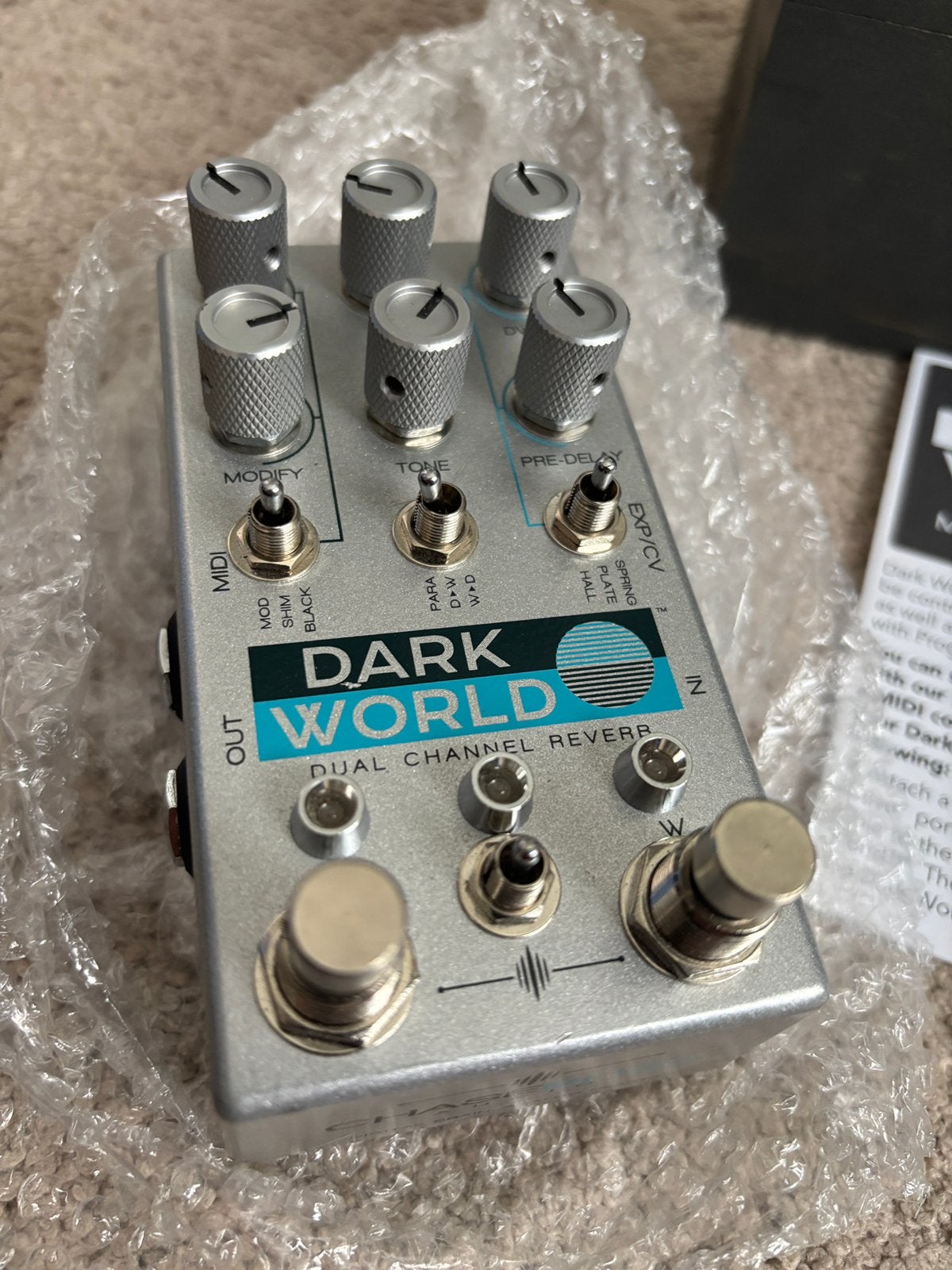 Chase bliss audio - Dark world, Muziek en Instrumenten, Ophalen of Verzenden, Zo goed als nieuw, Reverb