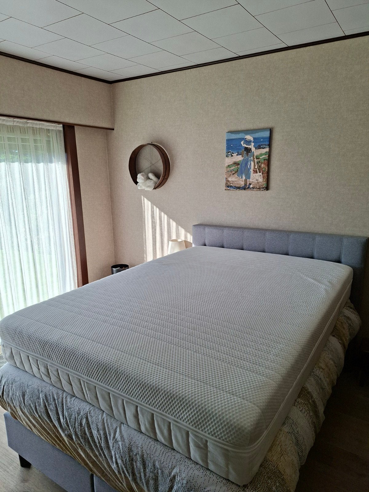hybride matras, Huis en Inrichting, Ophalen, 140 cm, Zo goed als nieuw, Matras