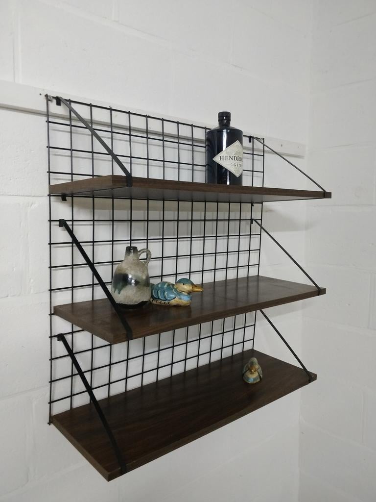 Vintage wandrek Meca van Meurop | Etagere, Maison & Meubles, Accessoires pour la Maison | Étagères murales & Rayons de bibliothèque
