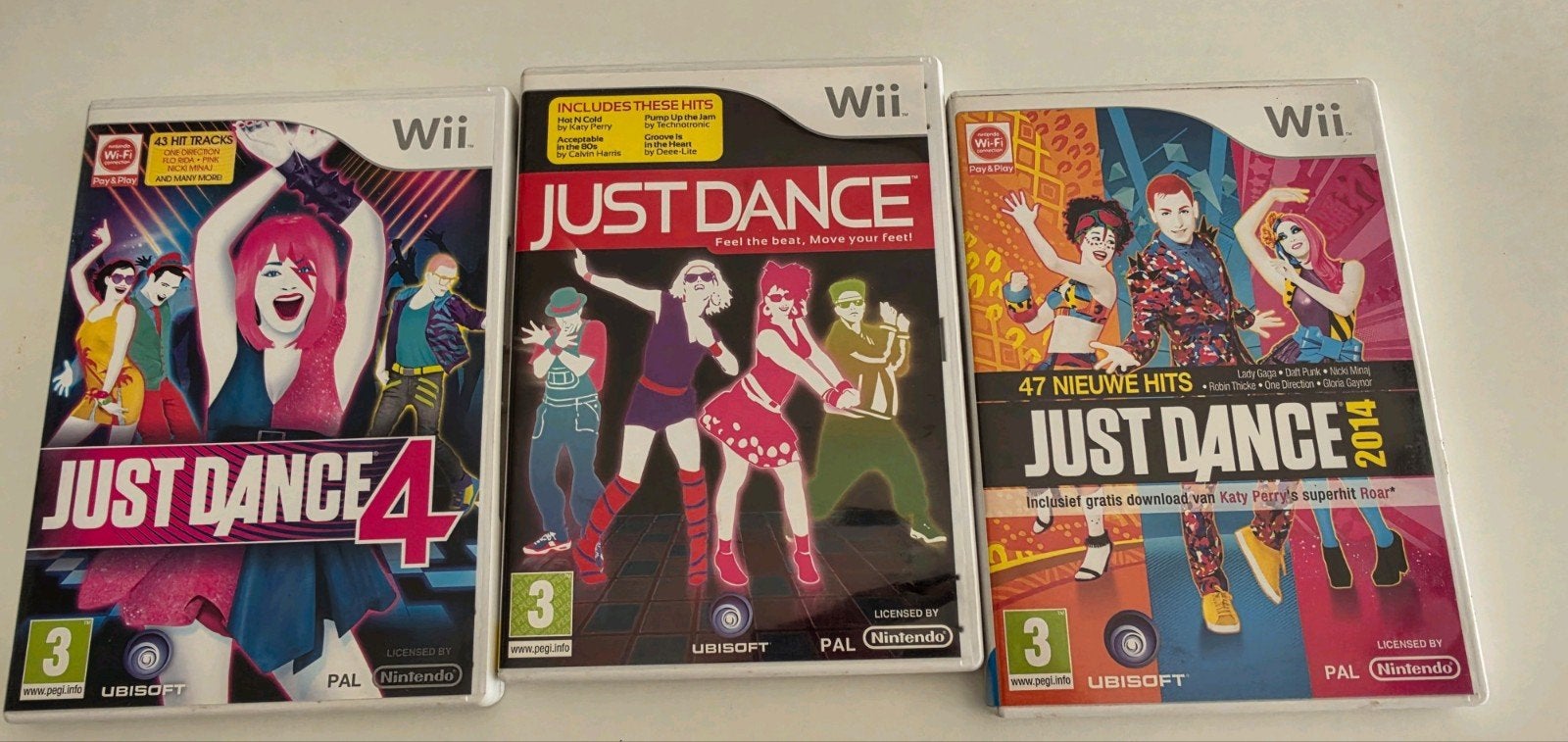 Lot de jeux Just Dance pour Nintendo Wii, Enlèvement ou Envoi