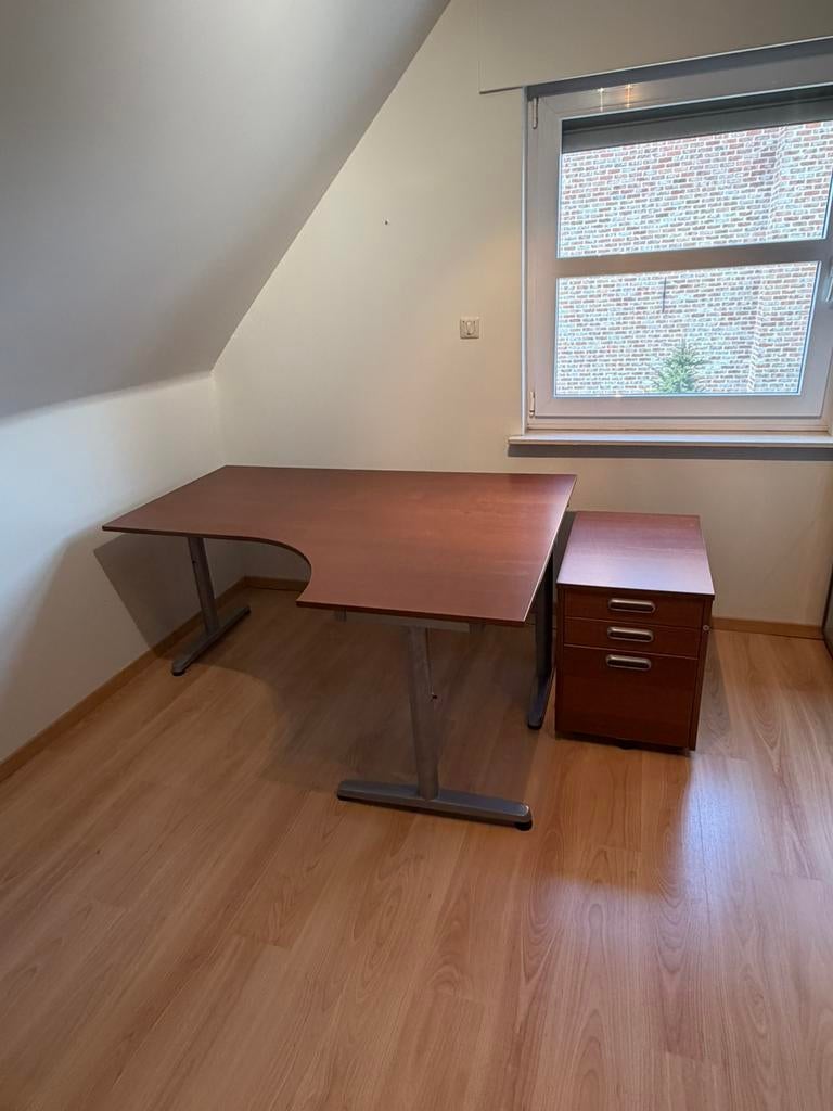 Bureau en ladenblok, Huis en Inrichting, Bureaus, Ophalen, Zo goed als nieuw