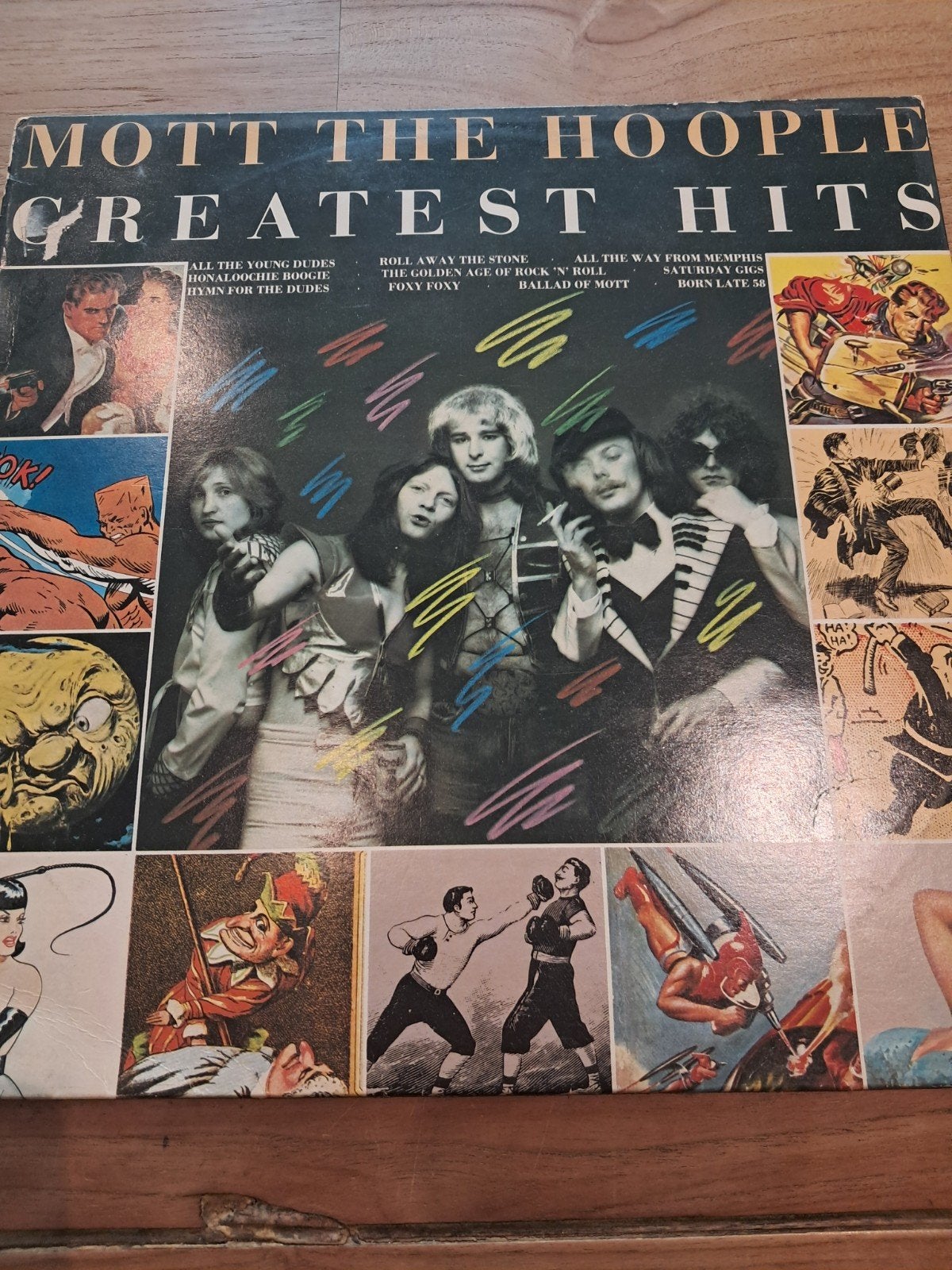 Lp Mott the Hoople, Cd's en Dvd's, LP, Gebruikt, Ophalen of Verzenden, Complilatie
