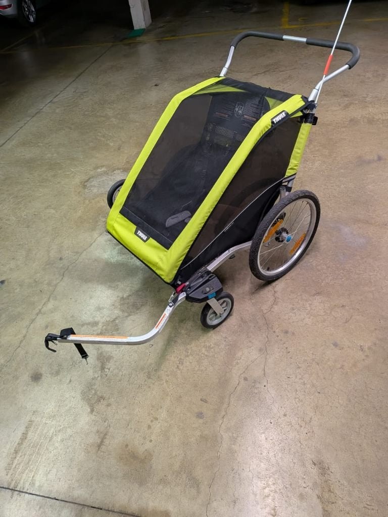 Thule Chariot Cheetah XT 2 (2019), Vélos & Vélomoteurs, 40 à 60 kg, Enlèvement, Utilisé, Suspension
