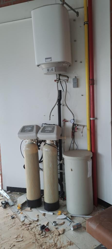 EcoWater 5000 Duplex Ontharder + Itho Daalderop Boiler, Enlèvement, Comme neuf, Boiler