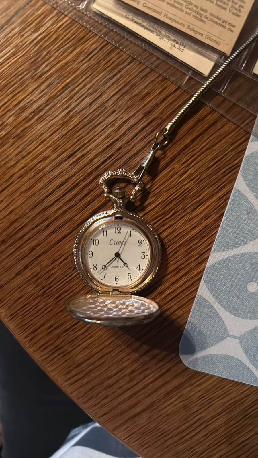 Zakhorloge Cueci, Enlèvement ou Envoi, Montre de poche