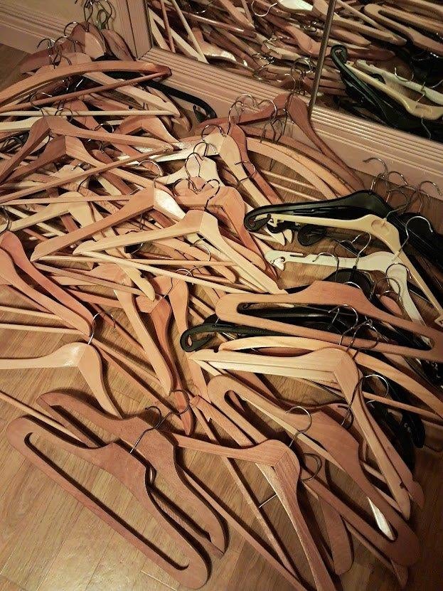 Assortiment  kleerhangers, slechts 20 euro voor de hele set., Ophalen, Gebruikt, Overige materialen, Overige typen