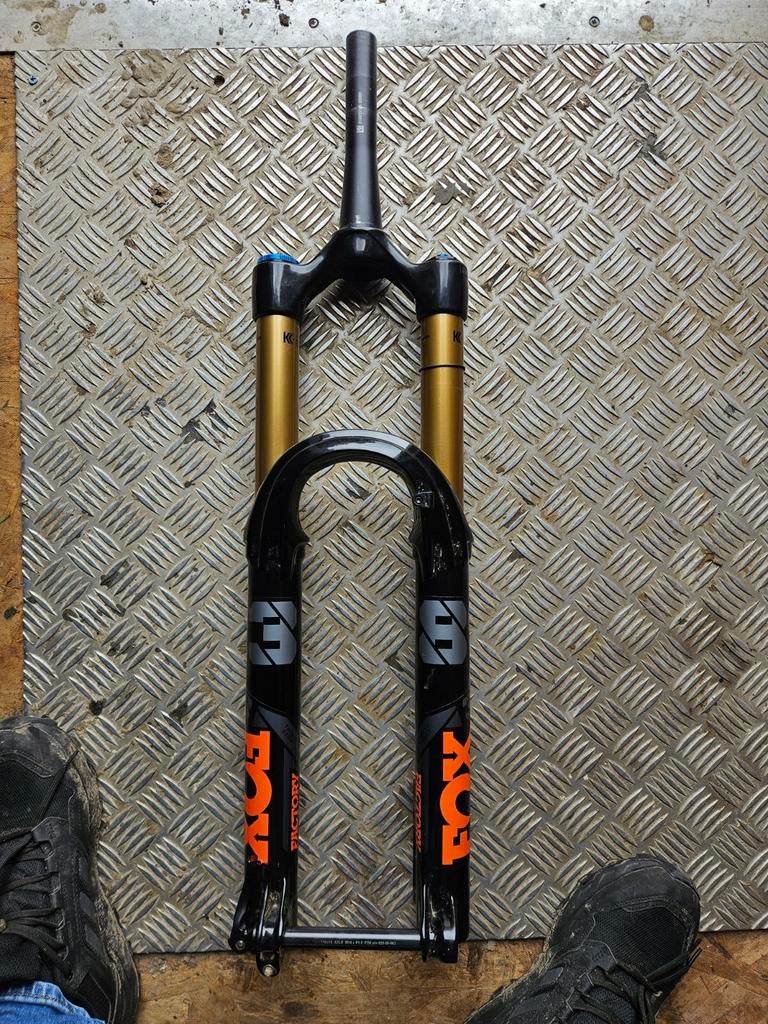 Fox 38 grip2 180mm kashima, Fietsen en Brommers, Fietsonderdelen, Ophalen, Voorvork