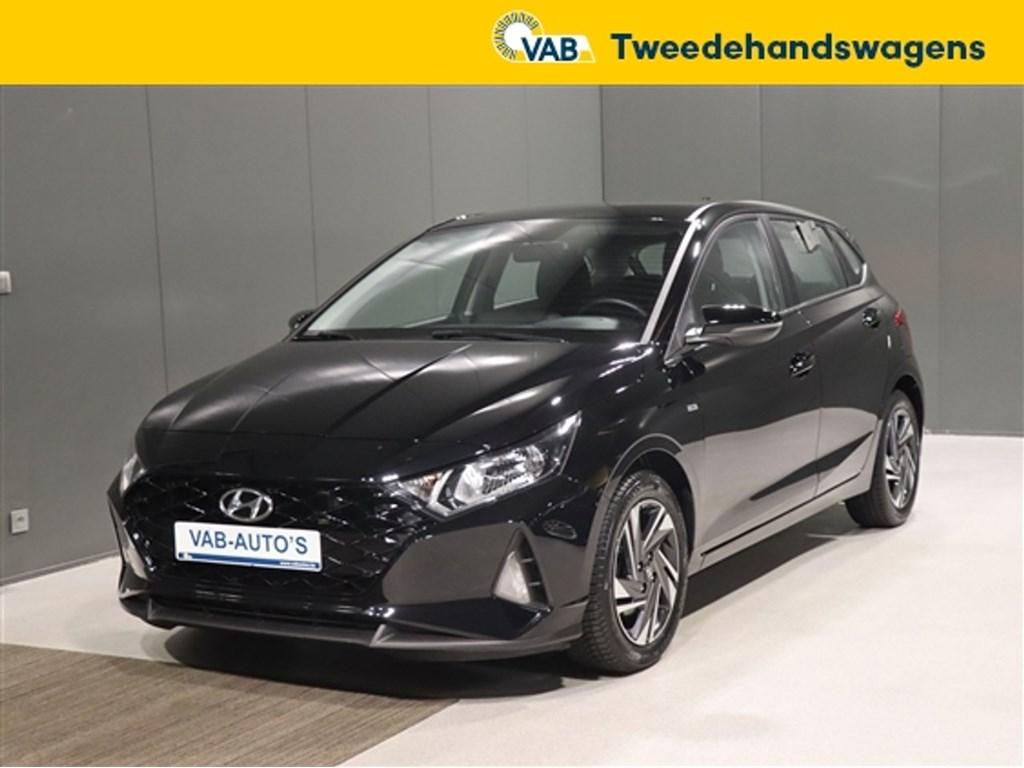 Hyundai i20   1.0 T-GDI TECHNO MHEV, Auto's, Hyundai, Zwart, Zwart, Bedrijf, Overige carrosserie