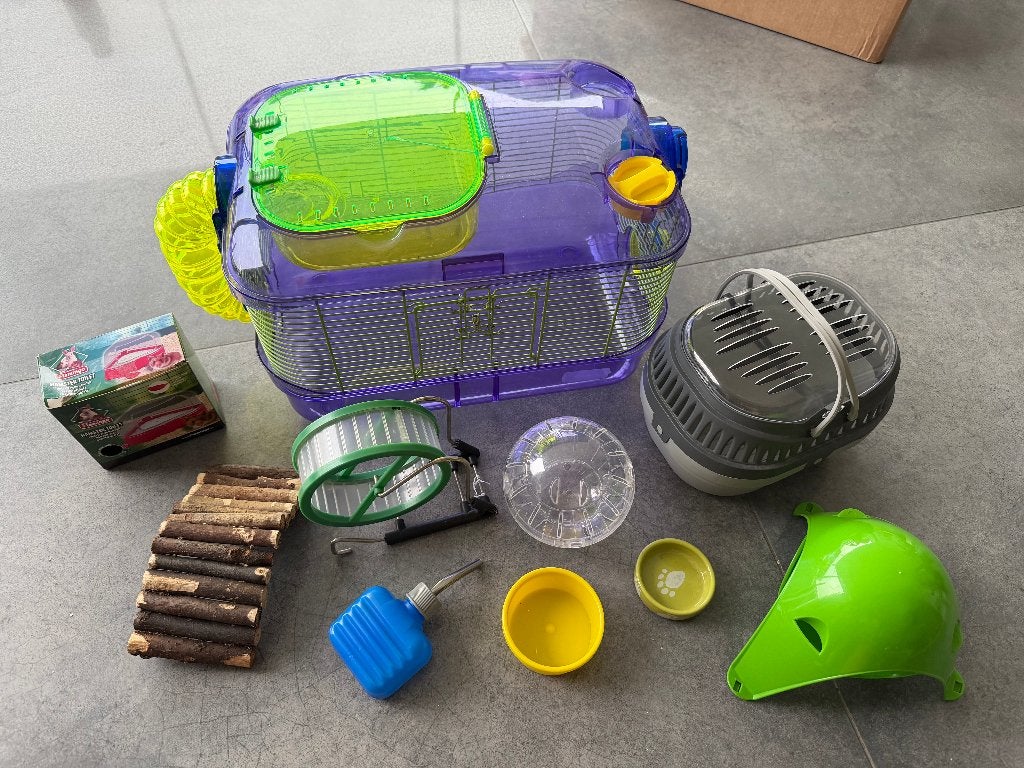 Cage pour hamsters, Animaux & Accessoires, Enlèvement, Utilisé, Cage, Hamster