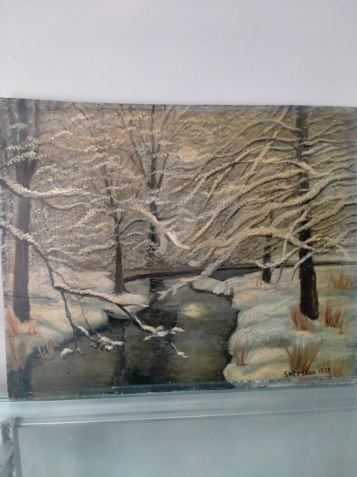 winterlandschap 1937, Ophalen