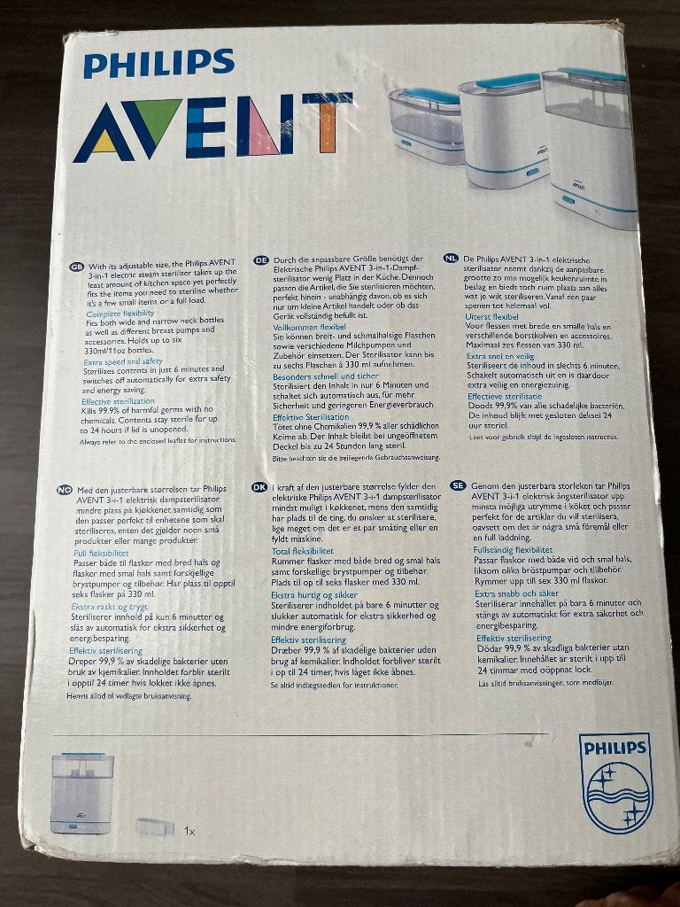 Stérilisateur Philips Avent, Enfants & Bébés, Automatique, Enlèvement ou Envoi, Stérilisateur, Philips Avent
