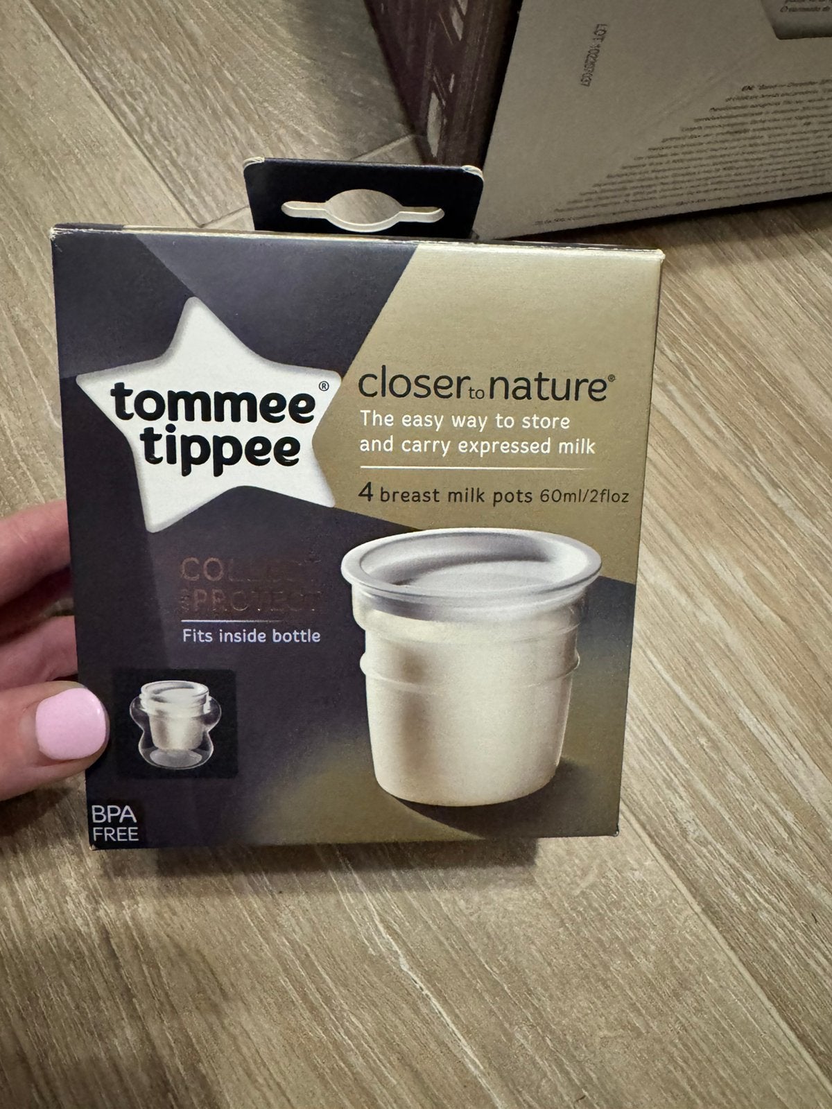 Tommee Tippee bewaarpotjes voor moedermelk, Ophalen, Nieuw, Bewaarbakje