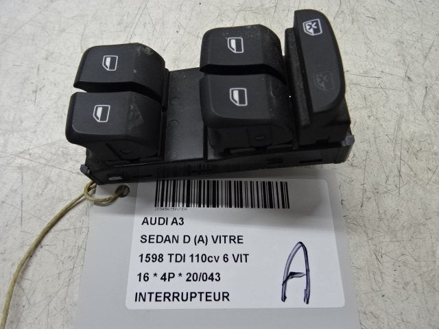 COMMUTATEUR Audi A3 Limousine (8VS / 8VM) (8V0959851), Utilisé, Audi