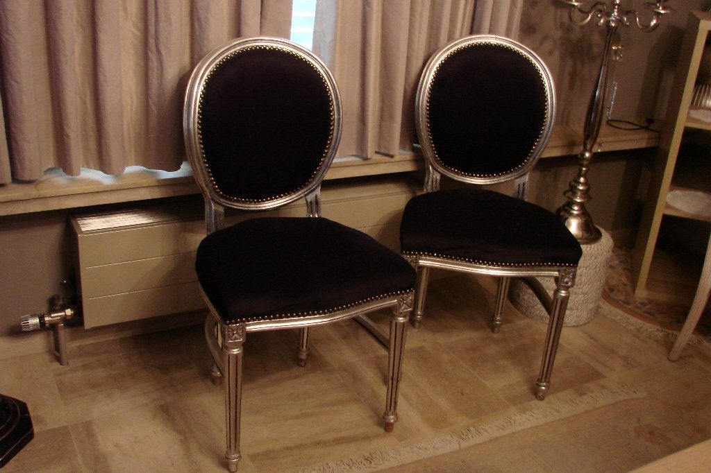 6 stijlvolle stoelen: empire stijl-eyecatchers, Maison & Meubles, Empire, Bois, Comme neuf, Enlèvement