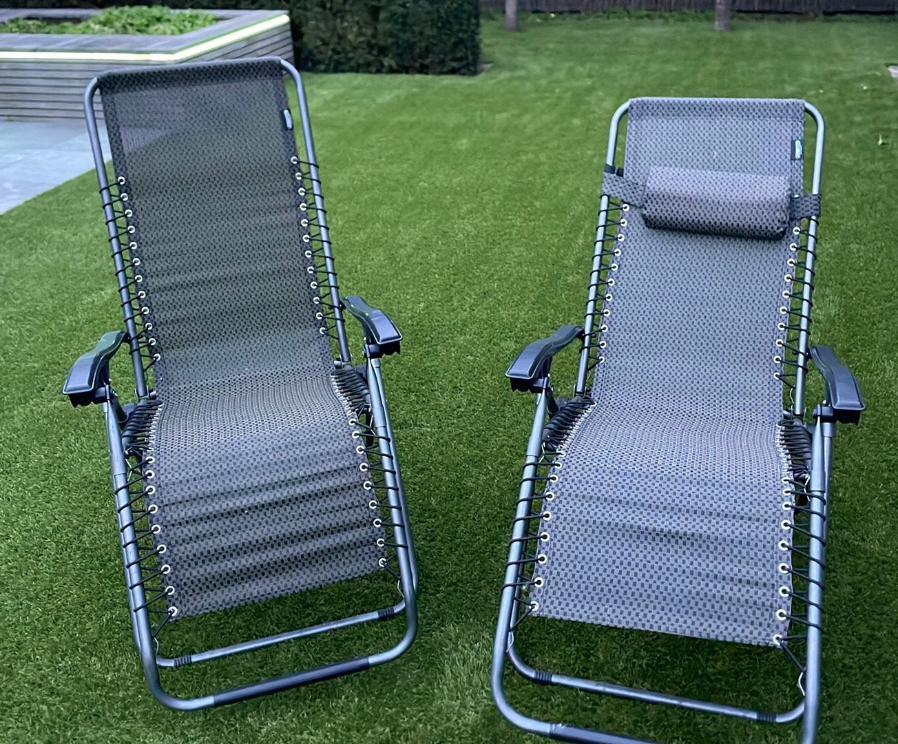 Ensemble de chaises longues de jardin, Enlèvement, Neuf, Synthétique, Pliant
