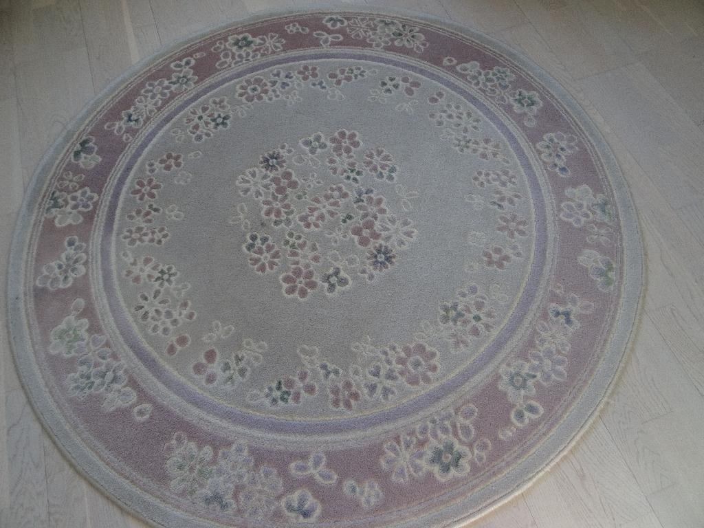 TAPIS EN PURE LAINE VIERGE, Enlèvement, Utilisé, Beige