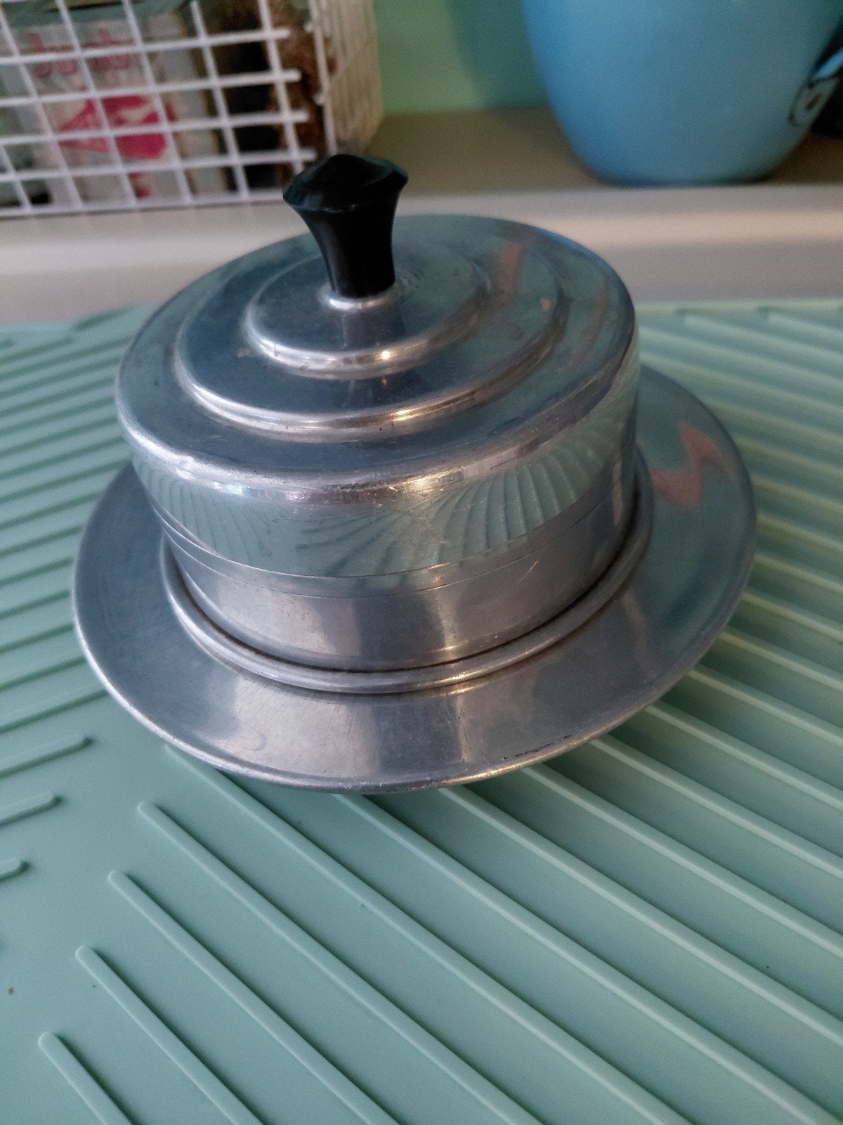 Blikken boterpot, Antiek en Kunst, Curiosa en Brocante, Ophalen of Verzenden