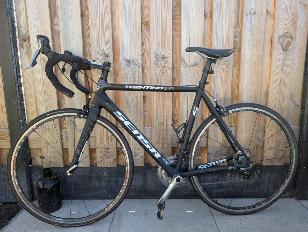 Sensa Trentino SL racefiets - mat zwart, gebruikt, frame 56, Ophalen