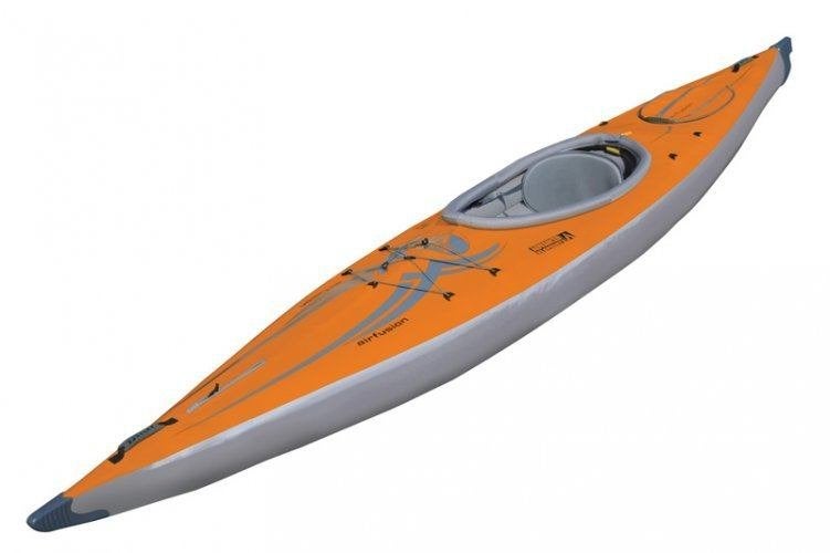 Hybride kajak (opblaasbaar + aluminium profielen), Watersport en Boten, Eén persoon, Kajak, Ophalen of Verzenden, Zo goed als nieuw