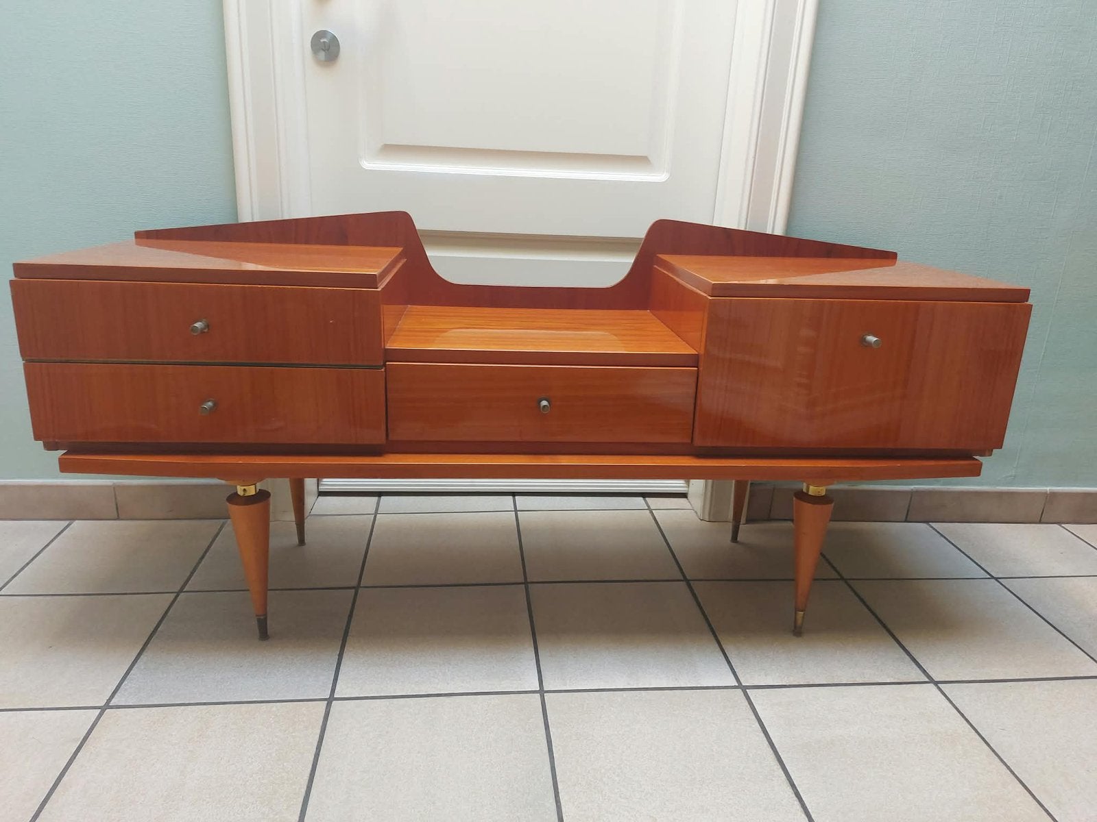 Coiffeuse +2 table de nuit vintahe annee 50-60, Maison & Meubles, Enlèvement