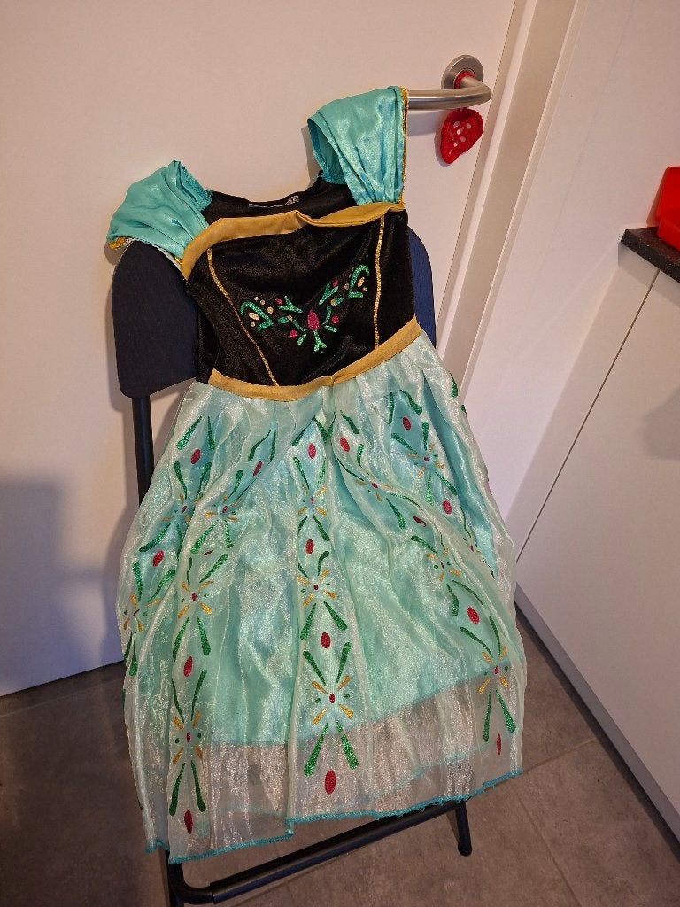 Kleedje prinses Yasmine, Kinderen en Baby's, Ophalen, Zo goed als nieuw, 134 t/m 140, Meisje
