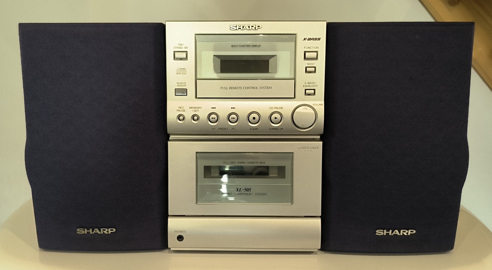 mini chaine Hi-Fi Sharp XL-505, Enlèvement ou Envoi, Lecteur CD, Sharp