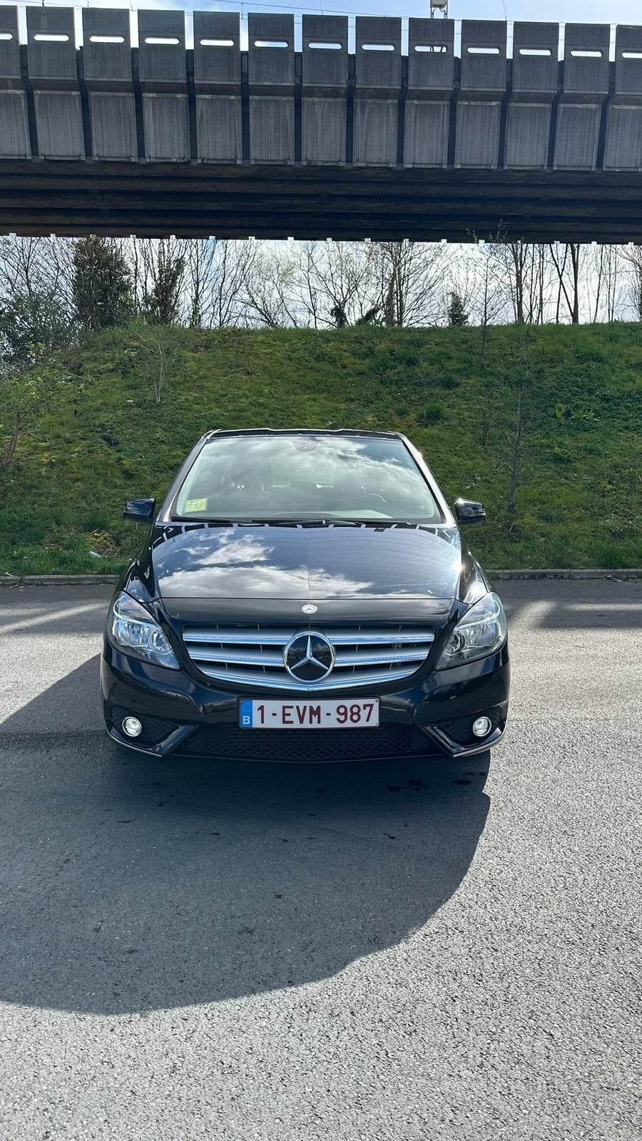 Mercedes B180 Benzine, Auto's, Stof, Zwart, Handgeschakeld, Particulier