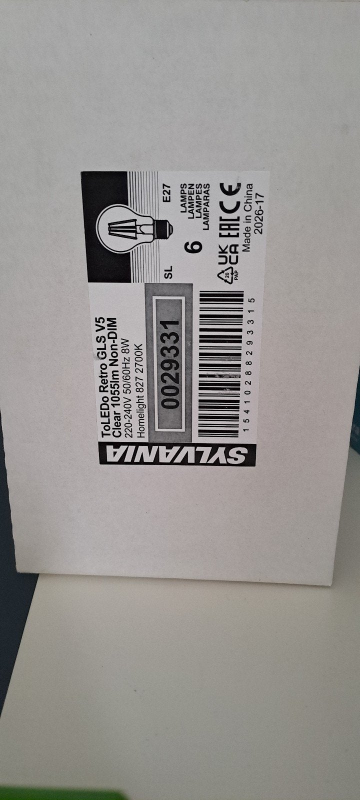 Ampoules  8w sylvania lot de 6 nouveau emballé a saisir ️↙️, Neuf, Sylvania, Autres styles, Autres couleurs