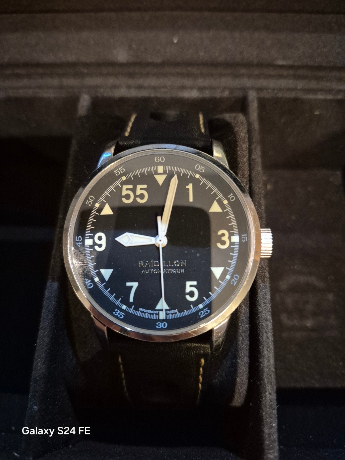 Montre Raidillon, Enlèvement
