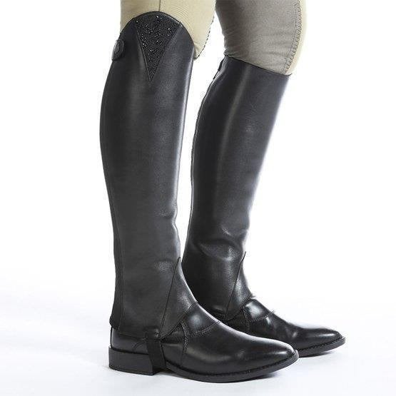 Kavelkade Chaps Leer Glitter - Alessia - Maat LL, Animaux & Accessoires, Vêtements d'équitation, Neuf, Enlèvement ou Envoi, Noir