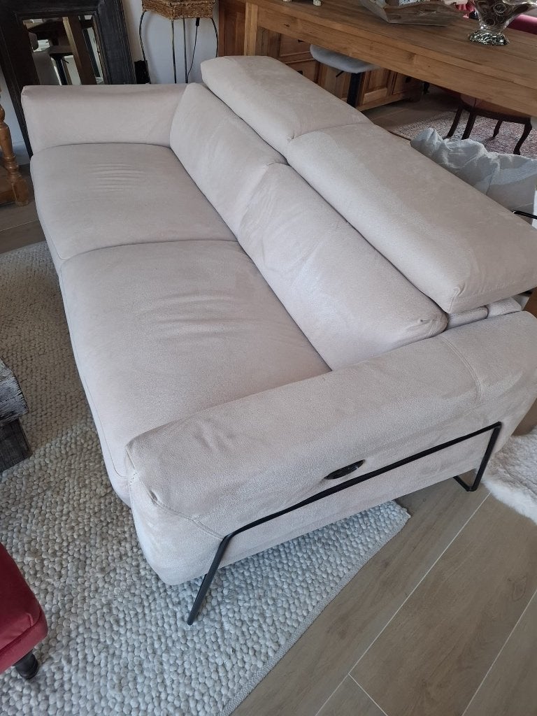 2 persoons elektrische relaxzetel, Ophalen, Gebruikt, 100 tot 125 cm, Tweepersoons