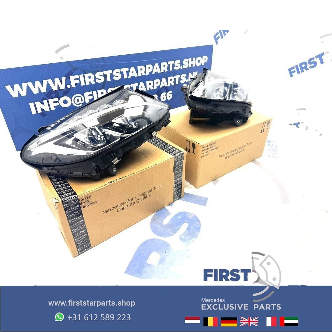 W205 ILS VOL LED Koplampen SET Mercedes C Klasse 2014-2019 O, Gebruikt, -, Ophalen of Verzenden, -