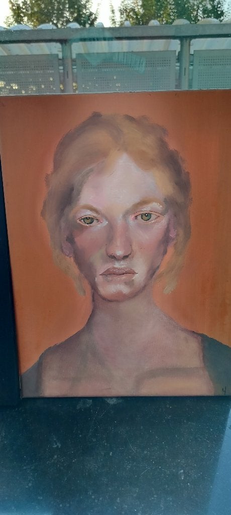 Schilderij, Acrylverf, Portret of Personen, Realistisch, Handgeschilderd