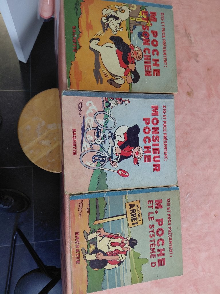 Lot bd ancienne m.poche, Enlèvement ou Envoi