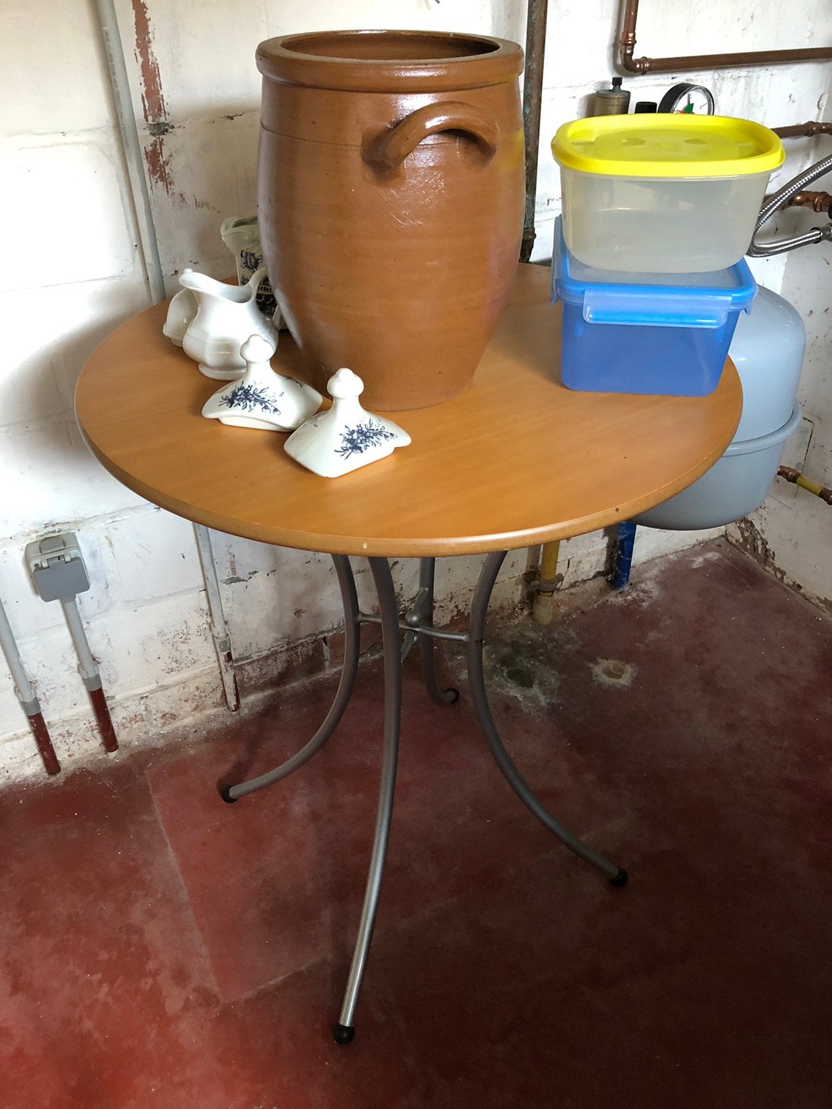 Table ronde, Maison & Meubles, Enlèvement, Comme neuf