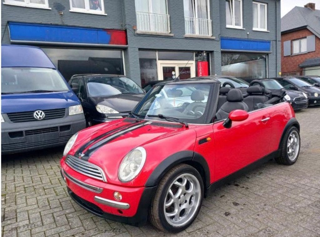 Mini Cooper — 1.6 essence automatique Bj 2008 150000km, 4 cilinders, Cabriolet, 1600 cc, Leder