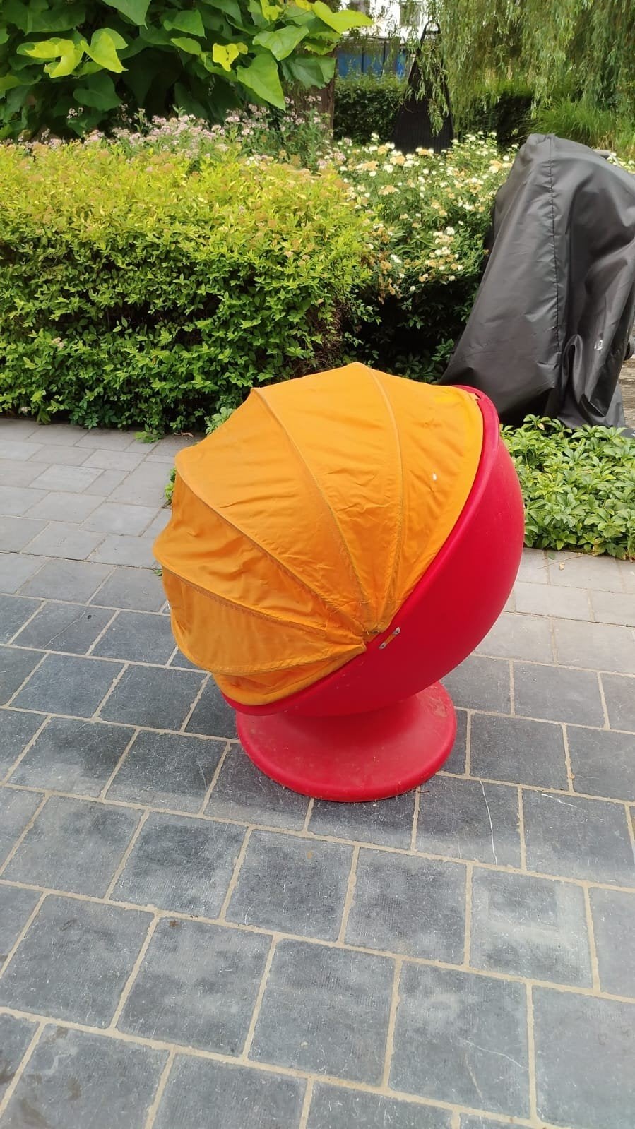 Zitstoel ei ikea, Maison & Meubles, Sièges-poires, Enlèvement, Utilisé, Orange, Autres types