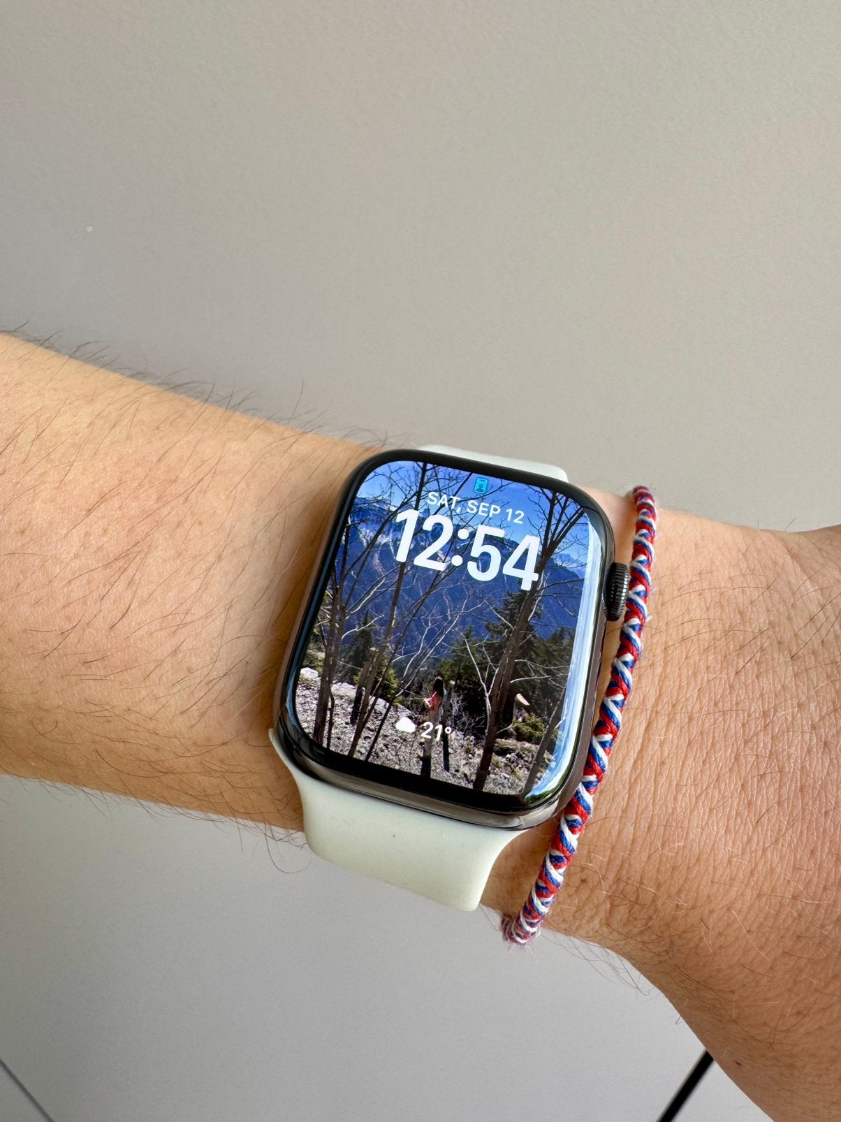 Apple Watch Stainless Steel 45mm, Zwart, IOS, Ophalen of Verzenden, Zo goed als nieuw