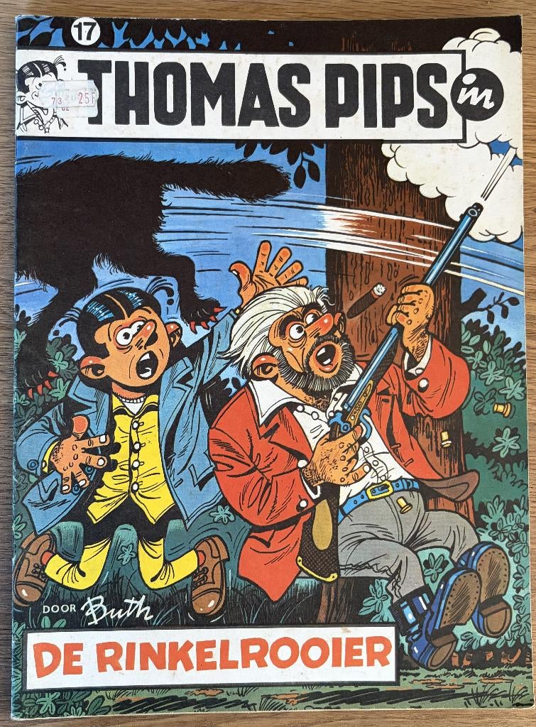 Thomas Pips - De rinkelrooier -17-1e dr(1972) Strip, Boeken, Stripverhalen, Eén stripboek, Ophalen of Verzenden, Zo goed als nieuw