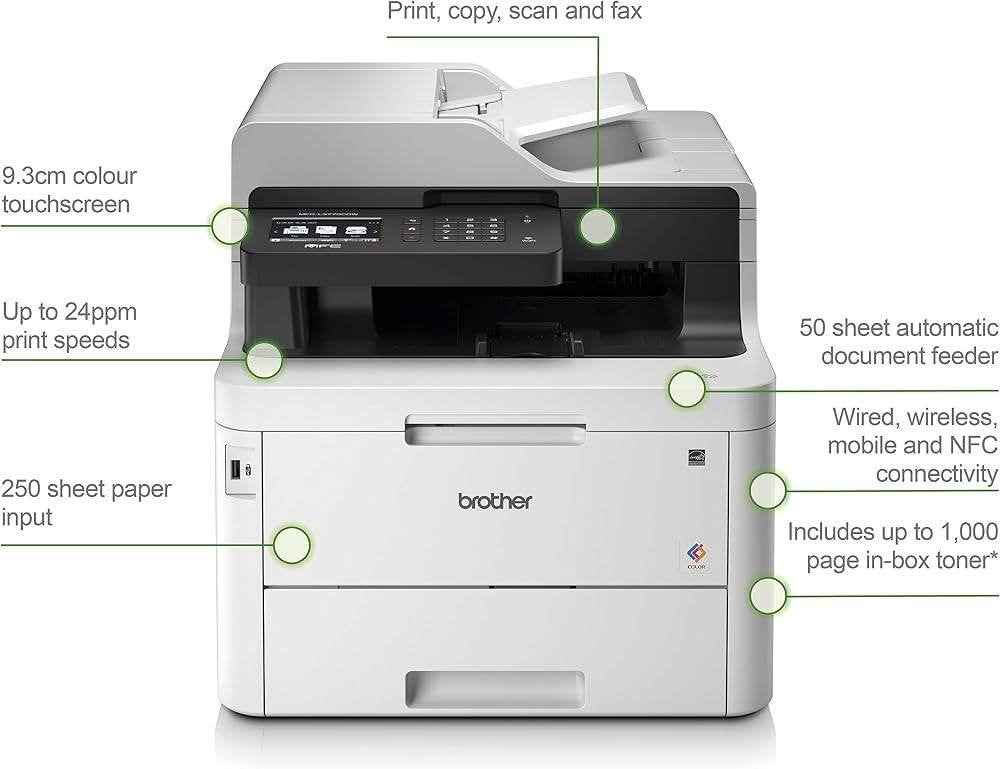 Brother MFC-L3770 CDW LED Printer, Computers en Software, Ophalen, Mailen, Printer, Draadloos