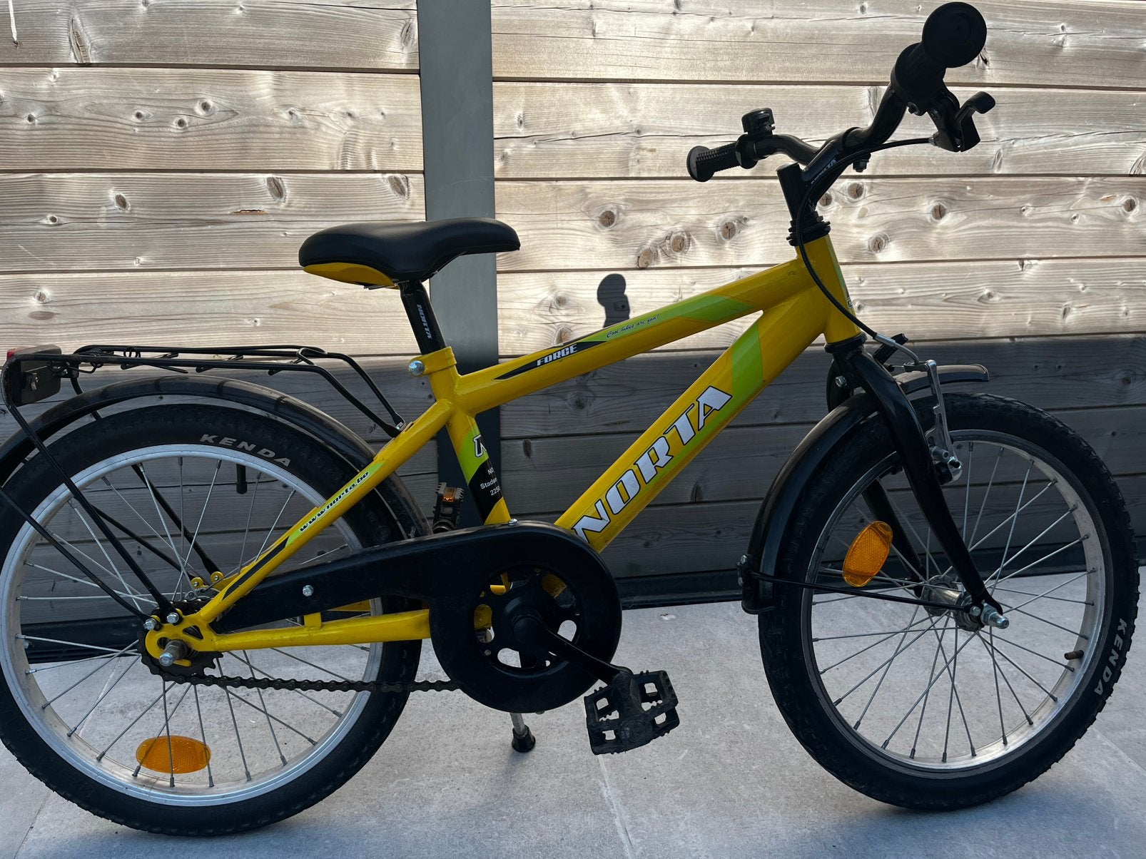 Kinderfiets 18inch, Fietsen en Brommers, Ophalen, Gebruikt, Velgrem, 16 tot 20 inch