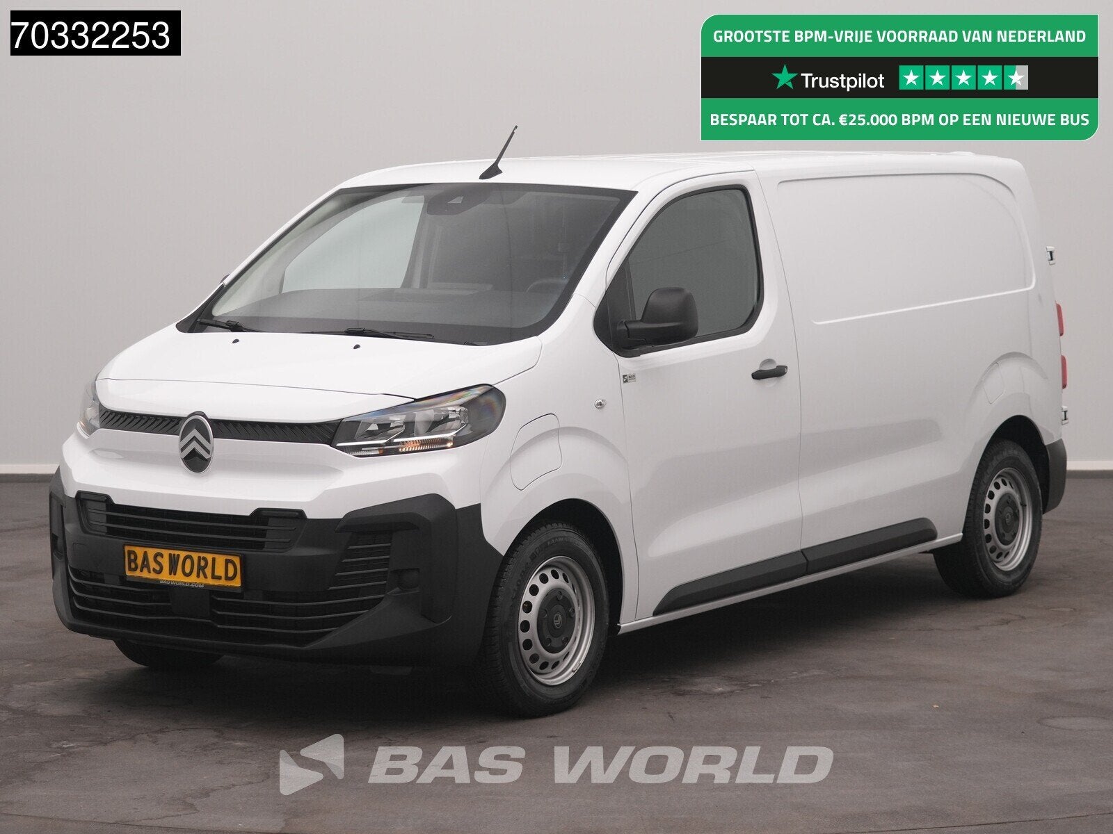Citroën e-Jumpy 136pk Nwe model 50kWh WLTP 230km 100% Elekt, Stof, Gebruikt, Euro 6, Citroën