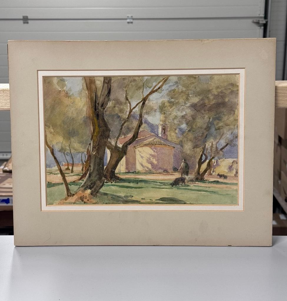 Robert Little (1854 - 1944) Watercolour schilderij uit 1881, Ophalen of Verzenden