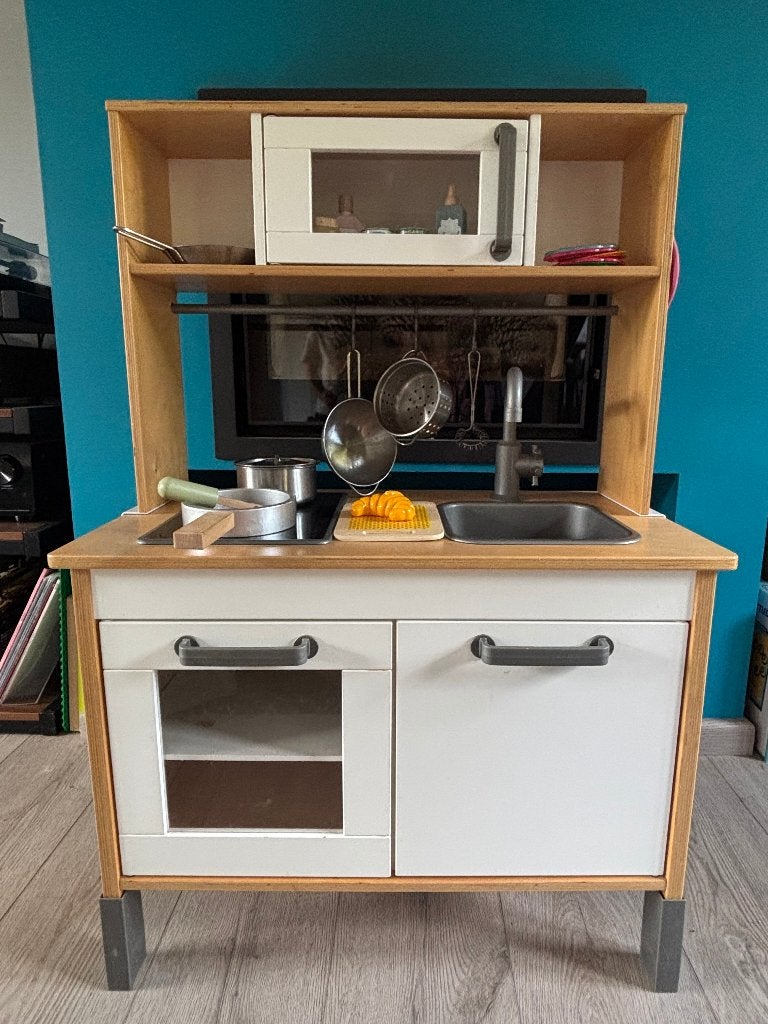 Cuisine jouet pour enfant + accessoires, Ophalen, Gebruikt, Hout, Speelkeuken