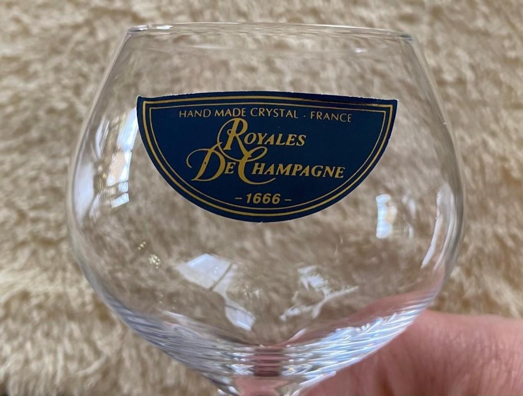 Servies van handgemaakt kristal Royales De Champagne, Antiek en Kunst, Ophalen