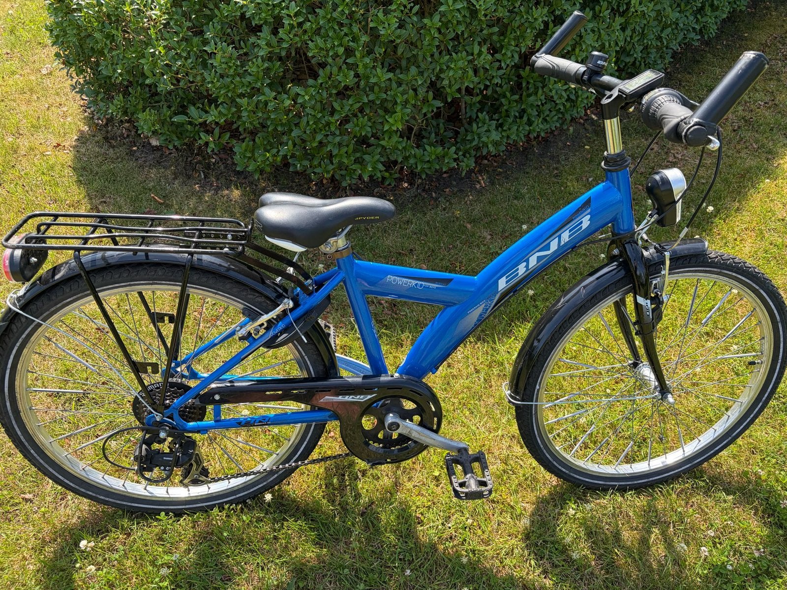 Jongensfiets blauw, 24 inch merk BNB, Fietsen en Brommers, Ophalen, Velgrem, Versnellingen, Gebruikt