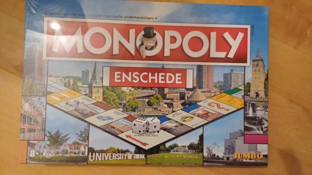 bordspel seal Monopoly Enschede Monopolie 2e editie NL, Vijf spelers of meer, Ophalen of Verzenden, Nieuw, Monopooly