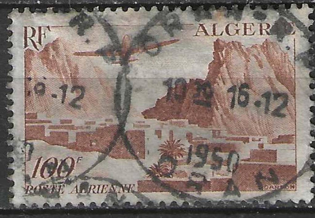 Algerije 1949/1953 - Yvert 10PA - Verschillende zichten (ST), Verzenden, Gestempeld
