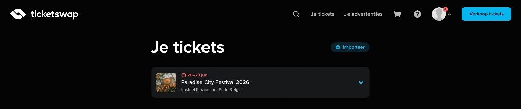 Paradise City weekend Tickets, Tickets & Billets, Plusieurs jours